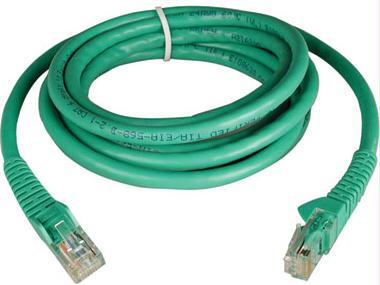 Tripp Lite 5ft Cat6 Gigabit Snagless Molded Patch Cable Rj45 M/m Green