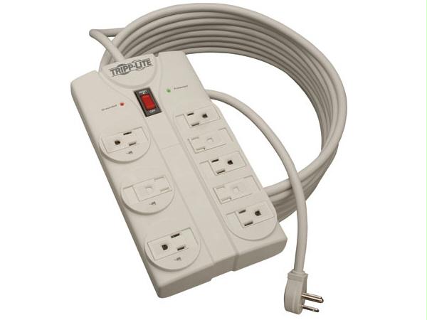 Tripp Lite Surge Protector Power Strip 120v 5-15r 8 Outlet 25feet  Cord 1440 Joule