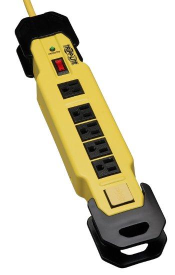 Tripp Lite Safety Surge Protector Strip 120v 6 Outlet 15feet  Cord Osha