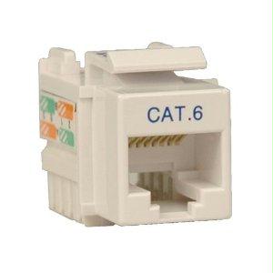 Tripp Lite White Cat6/cat5e Rj45 110 Punch Down Keystone Jack