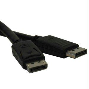 Tripp Lite 6ft Displayport Cable With Latches Video / Audio Dp 4k X 2k M/m 6ft