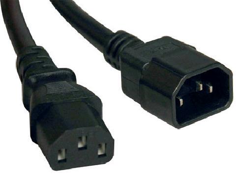 Tripp Lite 6ft Power Cord Extension Cable C14 To C13 Heavy Duty 15a 14awg