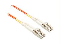 Unc Group Llc 3 Meter Lc-lc Om1 1gig Fiber Optic Cable, Orange, Ofnr, 62.5/125 Fiber, Multimod