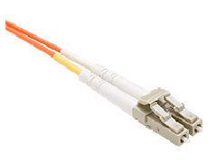 Unc Group Llc 15 Meter Lc-lc Om1 1gig Fiber Optic Cable, Orange, Ofnr, 62.5/125 Fiber, Multimo