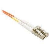 Unc Group Llc 15 Meter Lc-st Om1 1gig Fiber Optic Cable, Orange, Ofnr, 62.5/125 Fiber, Multimo