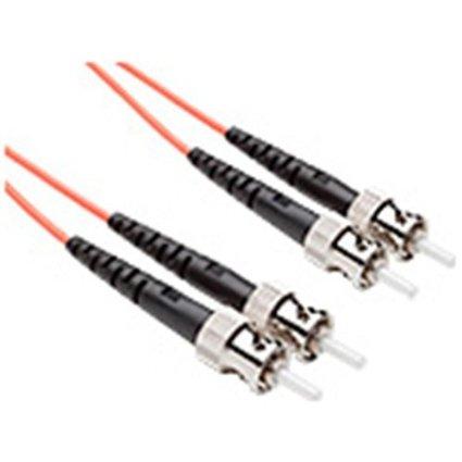 Unc Group Llc 1 Meter St-st Om1 1gig Fiber Optic Cable, Orange, Ofnr, 62.5/125 Fiber, Multimod