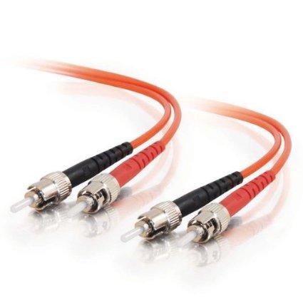 Unc Group Llc 6 Meter St-st Om1 1gig Fiber Optic Cable, Orange, Ofnr, 62.5/125 Fiber, Multimod