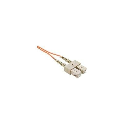 Unc Group Llc 12 Meter Lc-sc Om2 1gig Fiber Optic Cable, Orange, Ofnr, 50/125 Fiber, Multimode