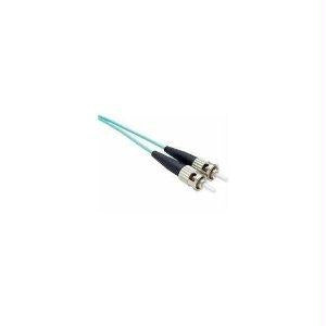 Unc Group Llc 3 Meter Lc-lc Om3 10gig Fiber Optic Cable, Aqua, Ofnr, 50/125 Fiber, Multimode D