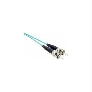 Unc Group Llc 15 Meter Lc-lc Om3 10gig Fiber Optic Cable, Aqua, Ofnr, 50/125 Fiber, Multimode