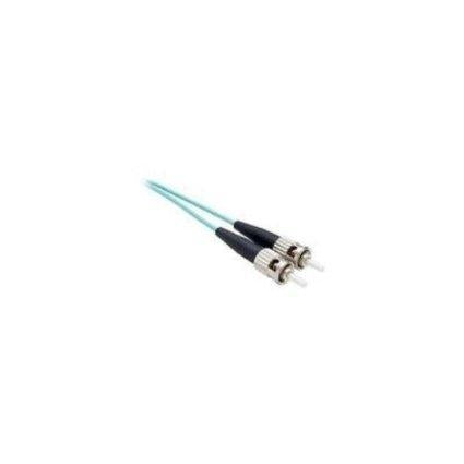 Unc Group Llc 2 Meter Lc-sc Om3 10gig Fiber Optic Cable, Aqua, Ofnr, 50/125 Fiber, Multimode D