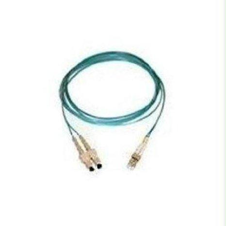 Unc Group Llc 3 Meter Sc-sc Om3 10gig Fiber Optic Cable, Aqua, Ofnr, 50/125 Fiber, Multimode D