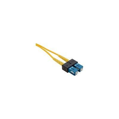 Unc Group Llc 4 Meter Sc-sc Om3 10gig Fiber Optic Cable, Aqua, Ofnr, 50/125 Fiber, Multimode D