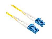 Unc Group Llc 7 Meter Lc-lc Singlemode Fiber Optic Cable, Yellow, Ofnr, 9/125 Fiber, Single-mo