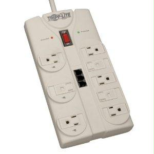 Tripp Lite Surge Protector Power Strip 120v 5-15r 8 Outlet Rj11 8feet  Cord 2160 J Taa Gsa