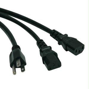 Tripp Lite 6ft Y-splitter Power Cord 5-15p To 2xc13