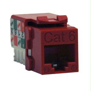 Tripp Lite Cat6/cat5e 110 Style Punch Down Keystone Jack Red