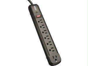 Tripp Lite Surge Protector Power Strip Tl P74 Rb 120v Right Angle 7 Outlet Black