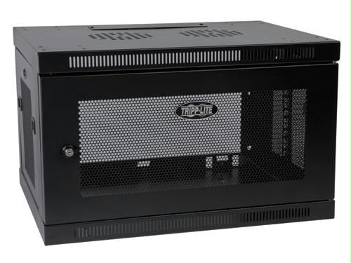 Tripp Lite 6u Wall Mount Rack Enclosure Server Cabinet W/ Door & Side Panels