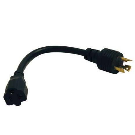 Tripp Lite 6in Power Cord Adapter Cable L5-20p To 5-20r Heavy Duty 20a 12awg 6 Inch