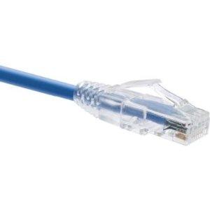 Unc Group Llc Unc Group 1 Foot Cat6 Snagless Clearfit Patch Cable Blue -  Cat6 Patch Cable Cat