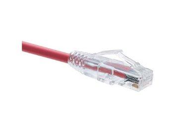 Unc Group Llc Unc Group 3 Foot Cat6 Snagless Clearfit Patch Cable Red -  Cat6 Patch Cable Cat6