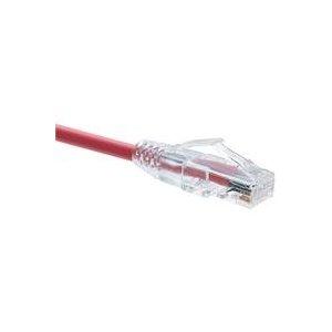 Unc Group Llc Unc Group 10 Foot Cat6 Snagless Clearfit Patch Cable Red -  Cat6 Patch Cable Cat