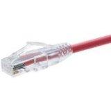 Unc Group Llc Unc Group 12 Foot Cat6 Snagless Clearfit Patch Cable Red -  Cat6 Patch Cable Cat