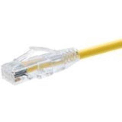 Unc Group Llc Unc Group 25 Foot Cat6 Snagless Clearfit Patch Cable Yellow -  Cat6 Patch Cable