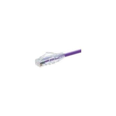 Unc Group Llc Unc Group 1 Foot Cat6 Snagless Clearfit Patch Cable Purple -  Cat6 Patch Cable C