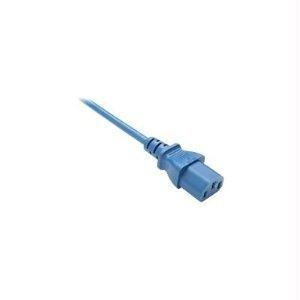 Unc Group Llc Power Cord C13 - C14, 18awg, 10amp, 250v, Svt Jacket, Blue, 1ft, Iec C13 To Iec