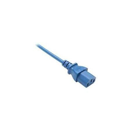 Unc Group Llc Power Cord C13 - C14, 18awg, 10amp, 250v, Svt Jacket, Blue, 4ft, Iec C13 To Iec