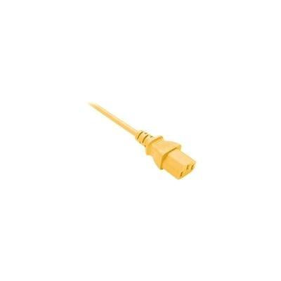 Unc Group Llc Power Cord C13 - C14, 18awg, 10amp, 250v, Svt Jacket, Yellow, 7ft, Iec C13 To Ie