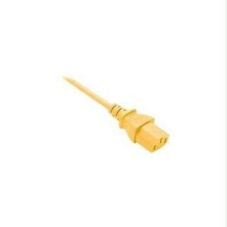 Unc Group Llc Power Cord C13 - C14, 18awg, 10amp, 250v, Svt Jacket, Yellow, 8ft, Iec C13 To Ie