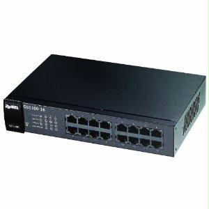 Zyxel Communications Gs1100-16 16 Port Gigabit Rackmount Switch