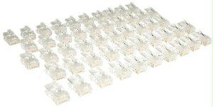 Tripp Lite Cat5e Cat5 Rj45 Modular In-line Connectors Standard 50 Pack