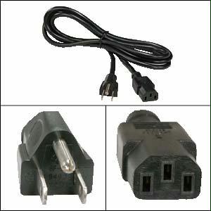 Unc Group Llc Power Cord C13 - C14, 18awg, 10amp, 250v, Svt Jacket, Black, 3ft, Iec C13 To Iec