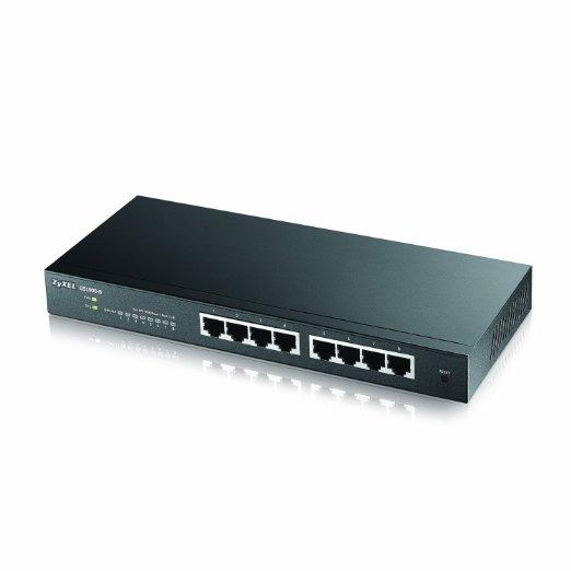 Zyxel Communications Gs1900-8 Fanless 8 Port Gbe