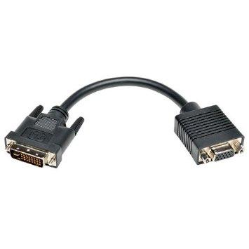 Tripp Lite 8in Dvi To Vga Adapter Converter Cable Dvi-i Dual Link To Hd15 M/f 8 In