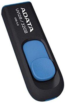 A-data Technology (usa) Co., L Dashdrive Uv128 16gb Usb 3.0 Black/blue