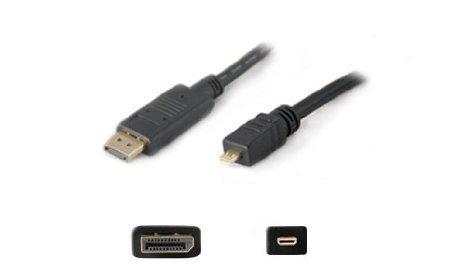 Add-on Addon 1.82m (6.00ft) Hdmi Male To Micro-hdmi Male Black Adapter Cable