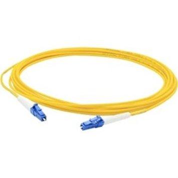 Add-on Addon 15m Lc (male) To Lc (male) Os2 Straight Yellow Simplex Fiber Ofnr (riser-r