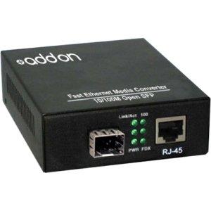 Add-on Addon 10/100base-tx(rj-45) To Open Sfp Port Media Converter