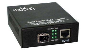 Add-on Addon 10/100/1000base-tx(rj-45) To Open Sfp Port Poe Media Converter