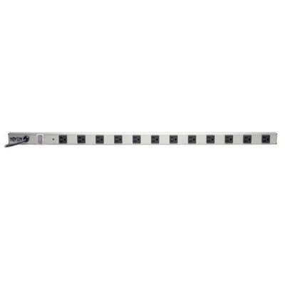 Tripp Lite Power Strip 120v 5-15r 12 Outlet 6feet  Cord 36 Inch Length Metal