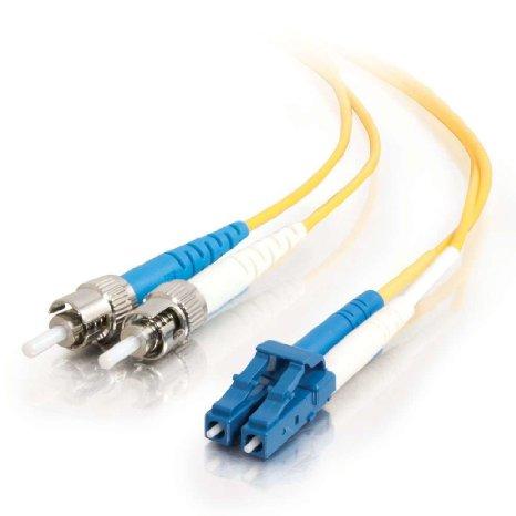 Add-on Addon 4m Lc (male) To St (male) Os2 Straight Yellow Duplex Fiber Ofnr (riser-rat