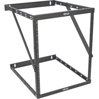 Tripp Lite 8u 12u 22u 2 Post Open Frame Rack Cabinet Expandable 23.5 Inch Depth Wall Mount