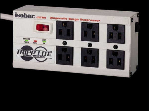 Tripp Lite Isobar Surge Protector Metal 6 Outlet 6feet  Cord 3330 Joules