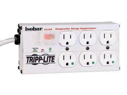 Tripp Lite Isobar Ul 1363 Hospital-grade 6-outlet Surge Protector, 15 Ft. Cord, 3330 Joules