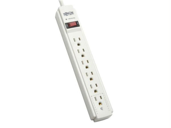 Tripp Lite Protect It 6-outlet Surge Protector, 6 Ft. Cord, 790 Joules, Diagnostic Led, Lig